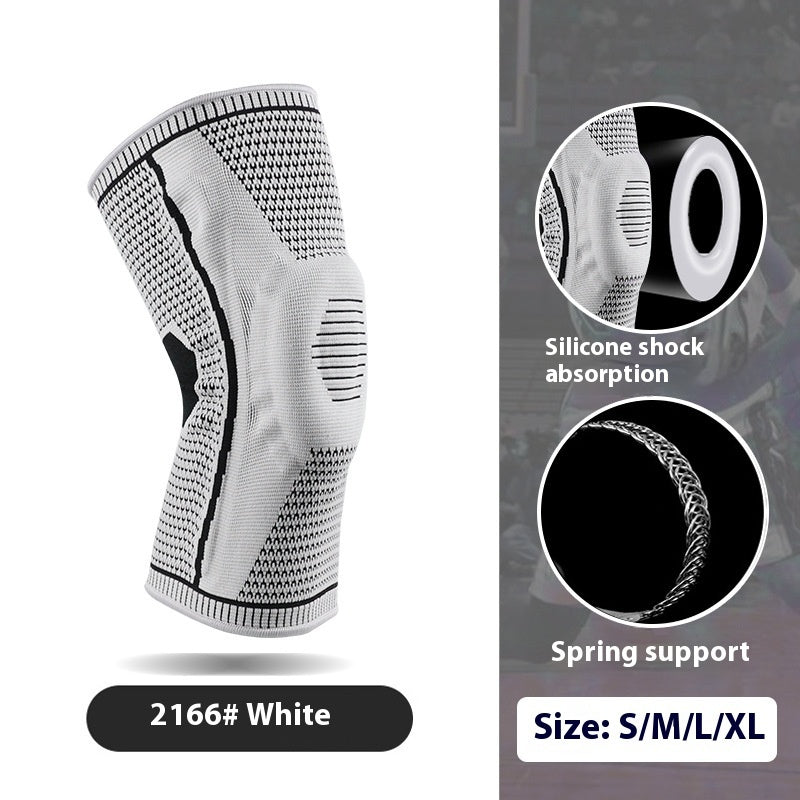 Sports Kneecaps Basketball Running Silicone Support Knee Pads