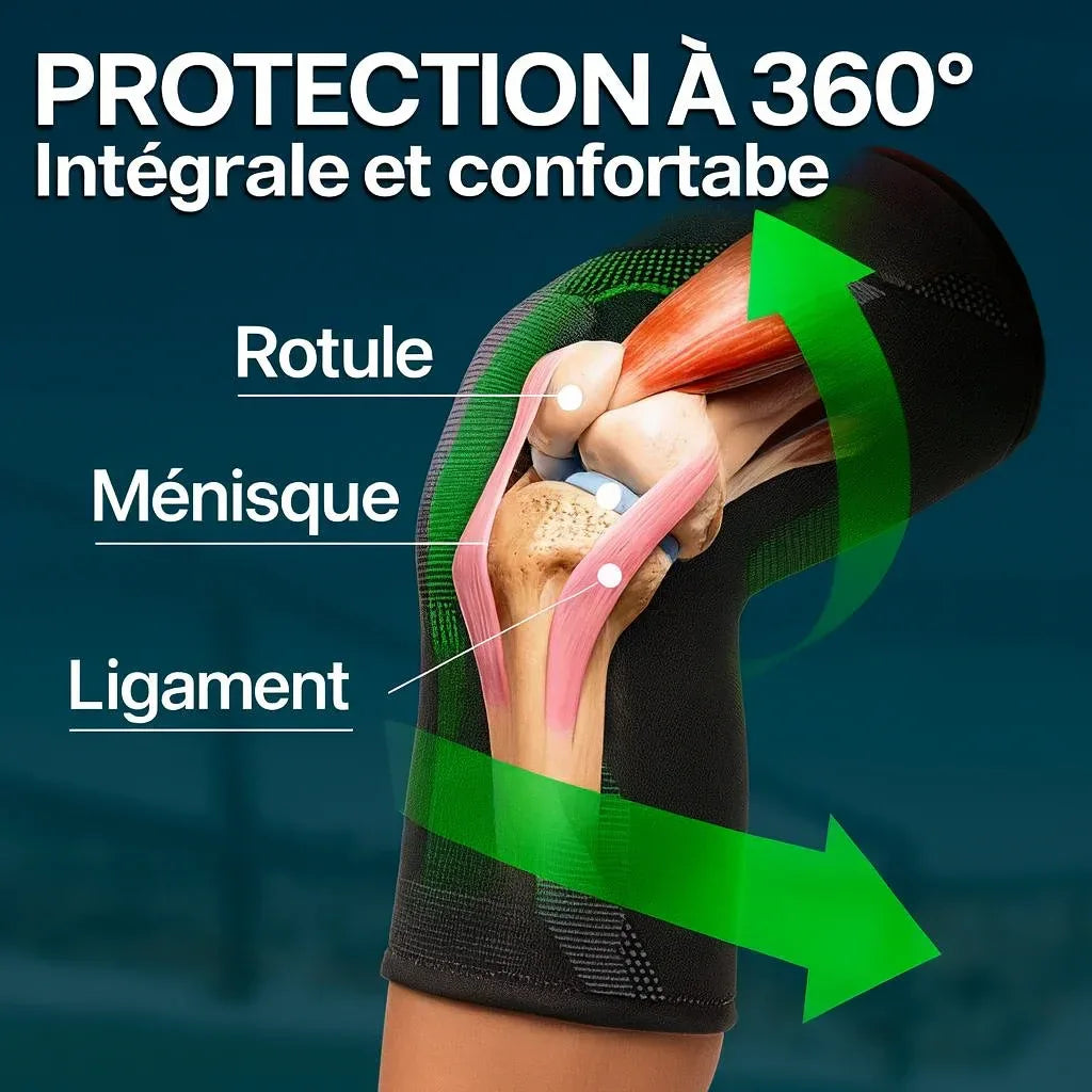 Genouillère premium pour sports de raquette - Enduroflare