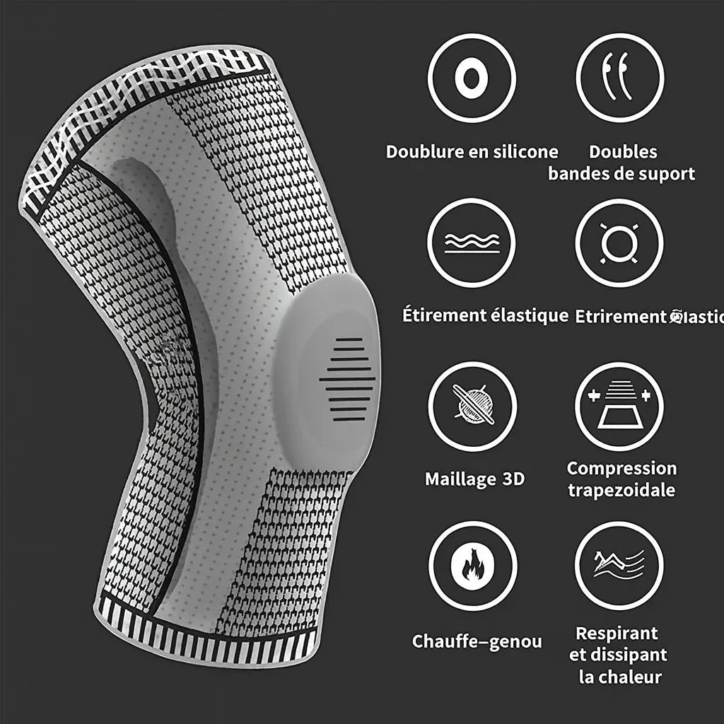 Genouillère premium pour sports de raquette - Enduroflare