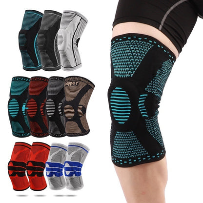 Sports Kneecaps Basketball Running Silicone Support Knee Pads