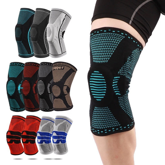 Sports Kneecaps Basketball Running Silicone Support Knee Pads