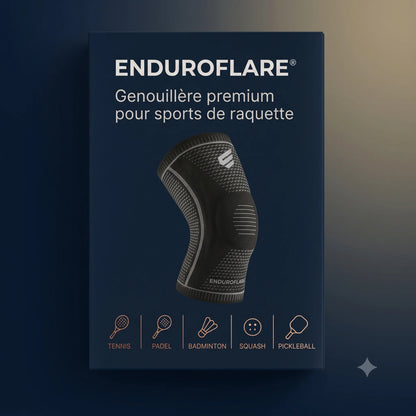Genouillère premium pour sports de raquette