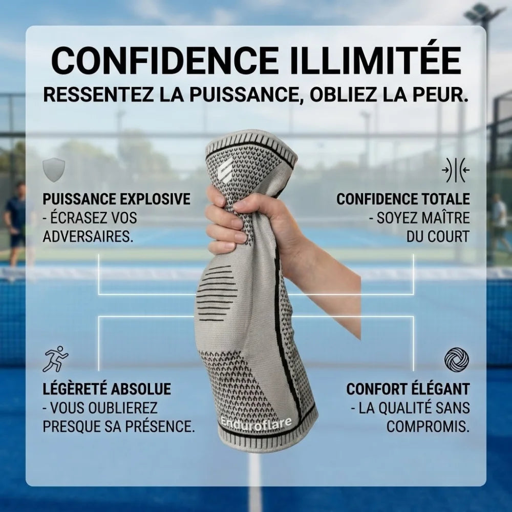 Genouillère pour sports de raquette