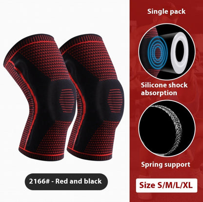 Sports Kneecaps Basketball Running Silicone Support Knee Pads