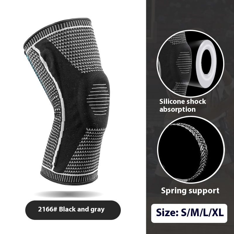Sports Kneecaps Basketball Running Silicone Support Knee Pads