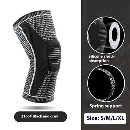 Sports Kneecaps Basketball Running Silicone Support Knee Pads